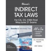 Bharat's Indirect Tax Laws for CA/CS/CMA Final May/June 2021 Exam [IDT] by Amarendar Kaparti
